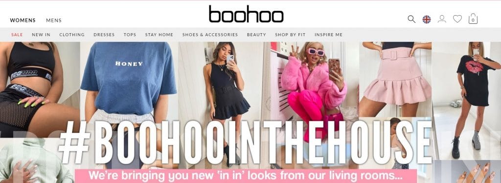 cheap clothing websites like boohoo