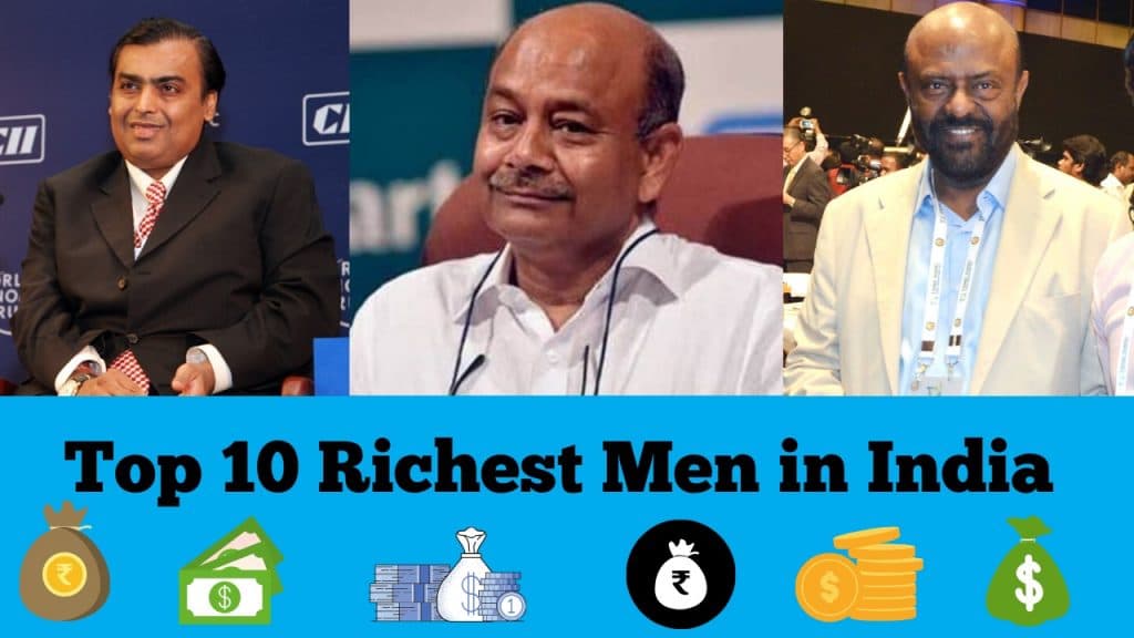 Top 10 Richest men in India